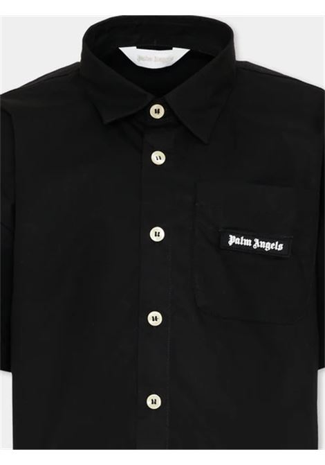 Camicia con stampa PALM ANGELS | PBGG003S26FAB001110